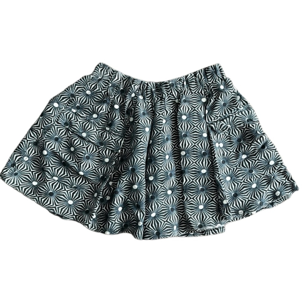 FREE PEOPLE Geometric Mini Circle Skirt